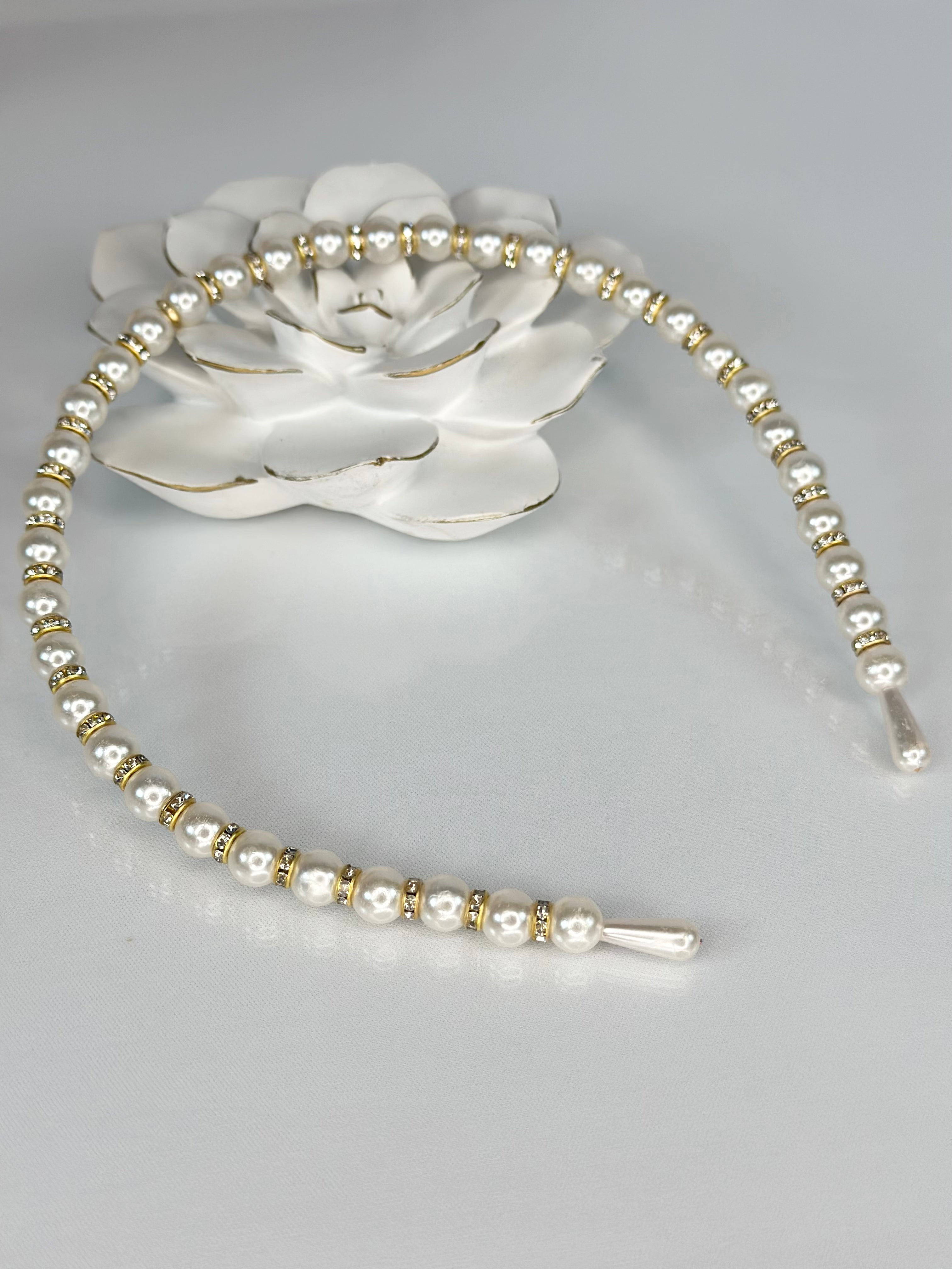 Elegant Pearl Headband for Women - Style 5669 | Bridal Hair Accessories, Wedding, Party & Special Occasions
