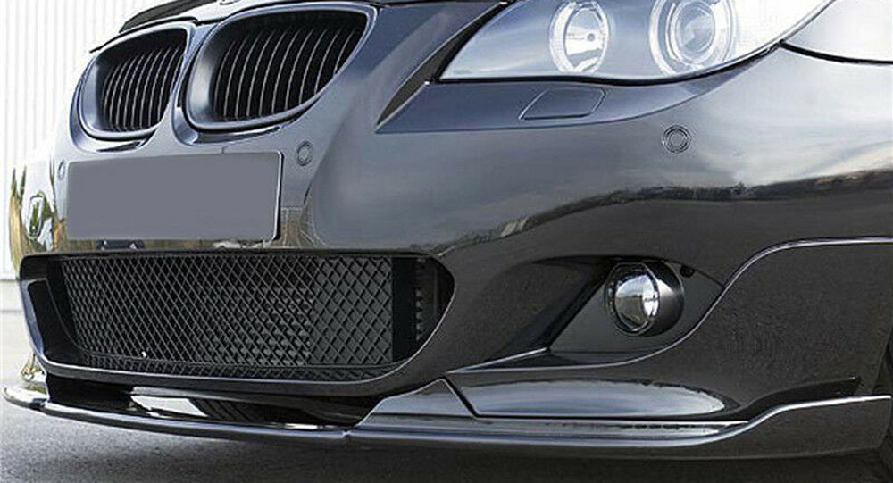 2004-2010 BMW E60 E61 5 Series M Sport Front Bumper Lower Grille Mesh Cover - Durable ABS Plastic Replacement Part - Perfect for Car Protection & Custom Styling