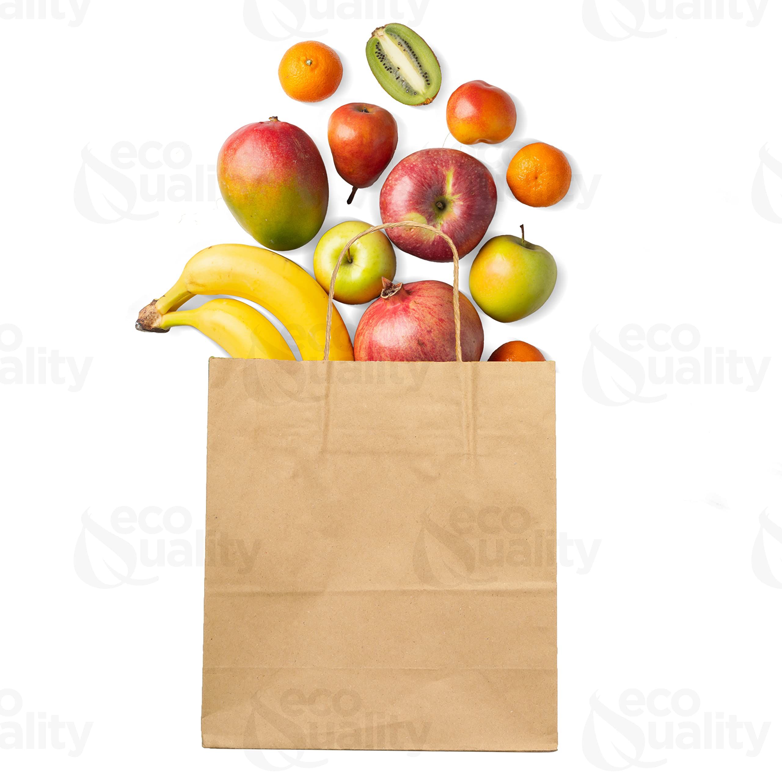 Eco-Friendly Small Brown Kraft Paper Bags with Handles 8