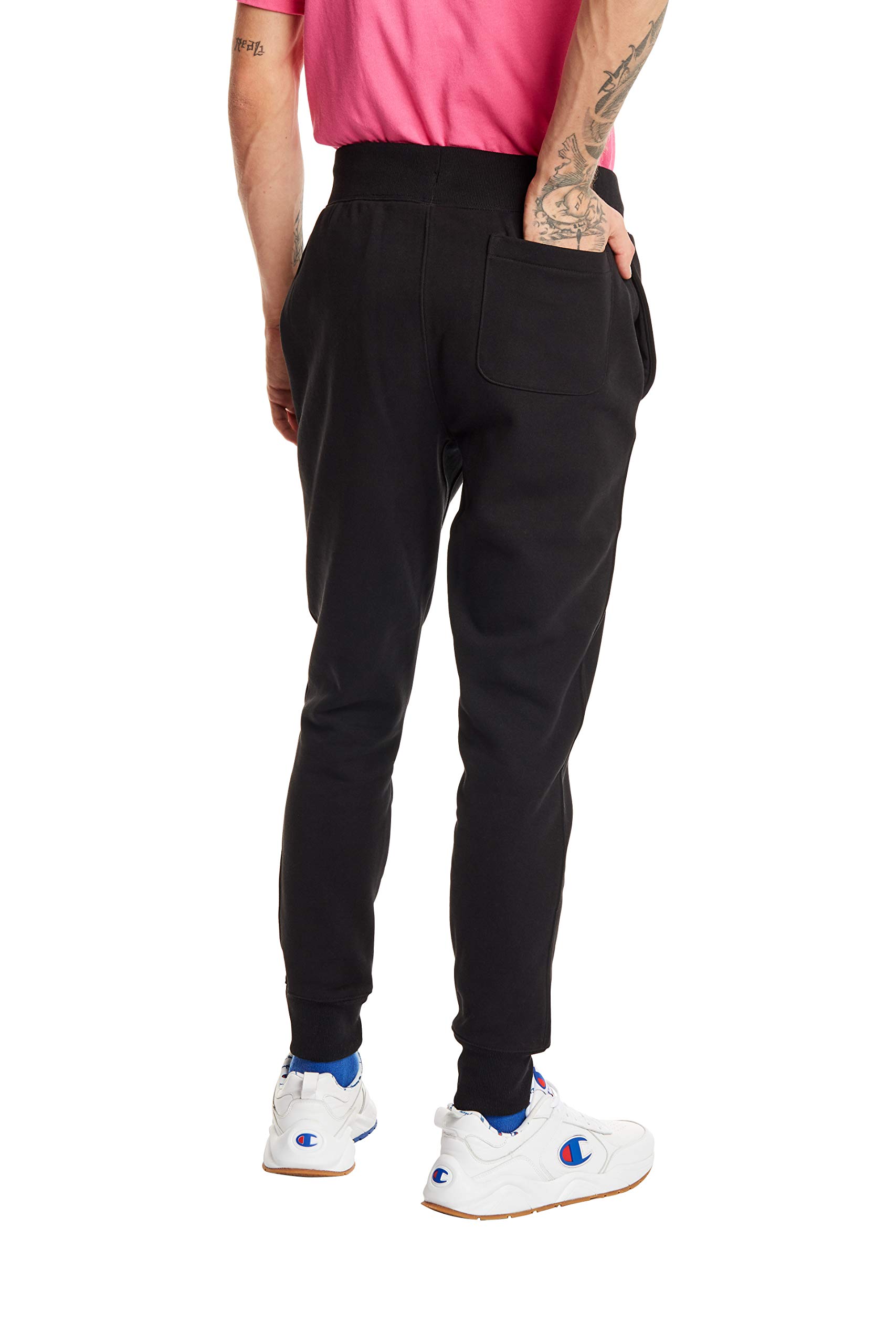 Champion Men's Reverse Weave Fleece Joggers - Heavyweight Cotton Sweatpants with 30.5