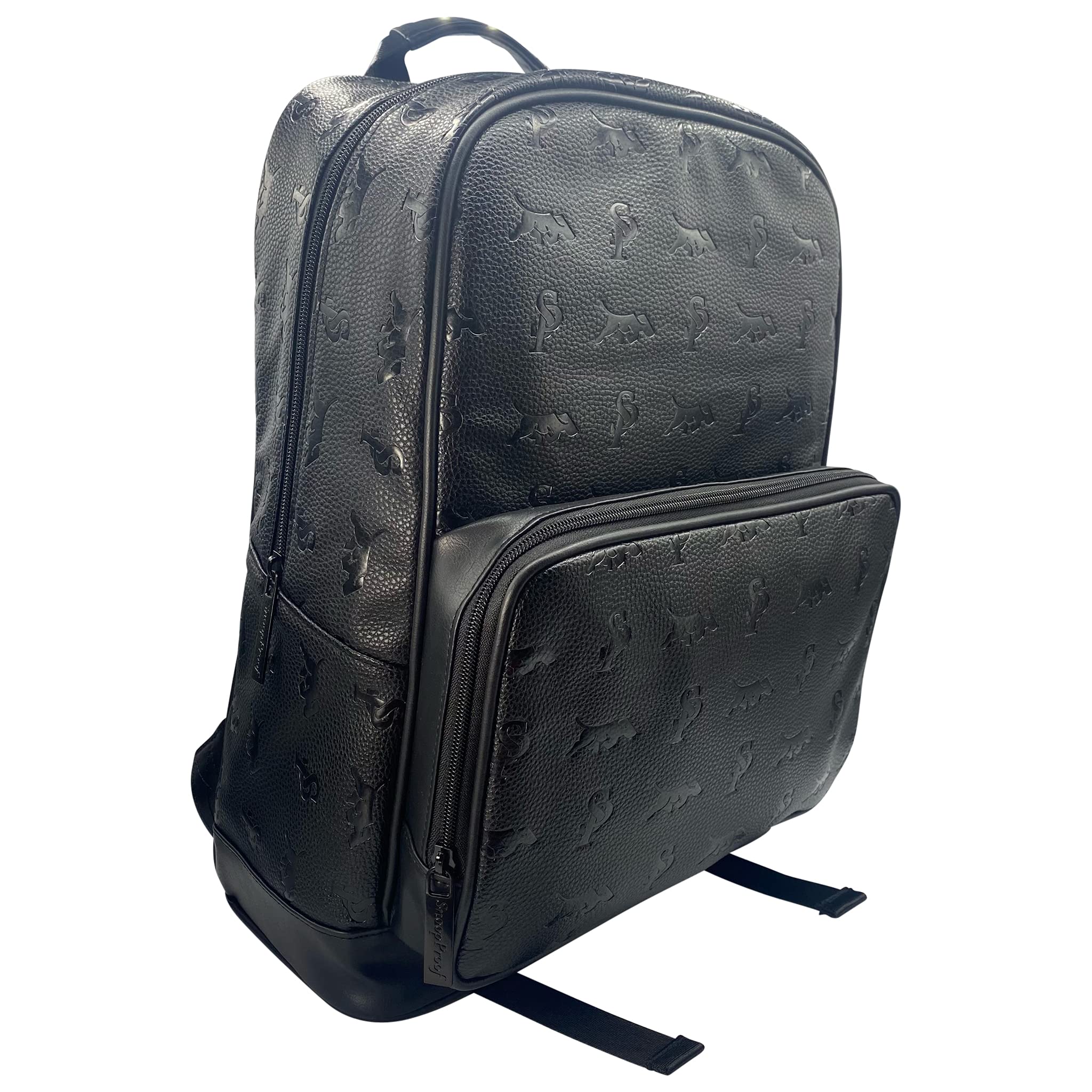 SP Smell Proof Backpack - Large All Black Odor Resistant Backpack for Travel, Hiking & Outdoor Adventures