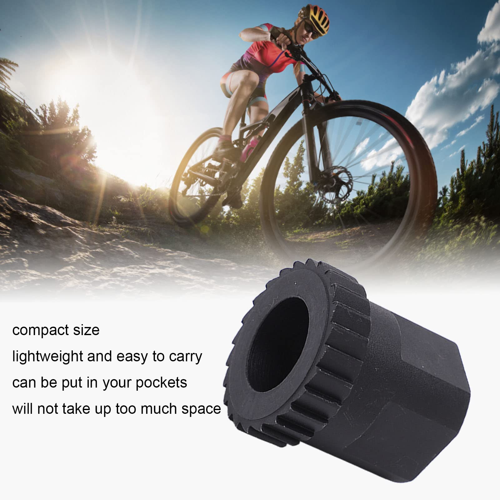 24-Tooth Steel Ratchet Removal Hub Tool - Bike Pedal Nut Installer & Remover for 3 Pawl Ratchet Systems | Perfect for Bicycle Maintenance & Repair