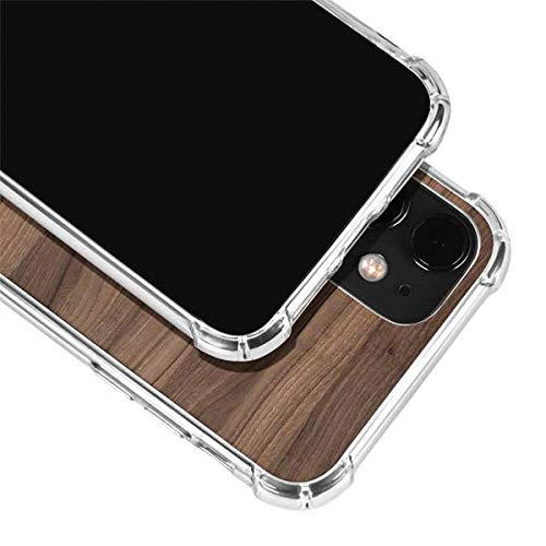 Skinit Clear Phone Case for iPhone 12 Mini - Natural Walnut Wood Design | Slim Protective Cover | Perfect for Everyday Use & Gift Giving