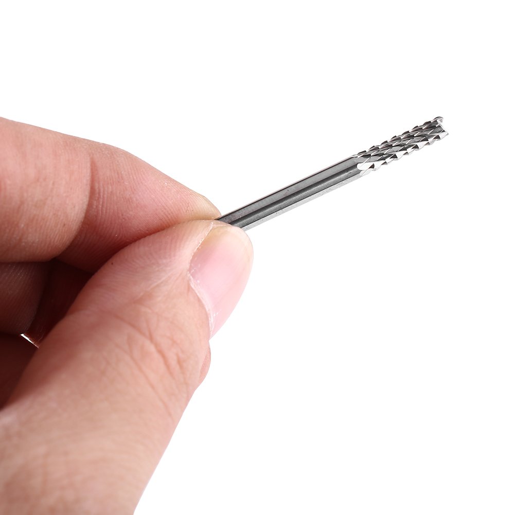 10pcs Tungsten Carbide End Mills - High Precision Engraving Bits & Milling Cutters for Circuit Boards, Plastics & Stainless Steel - Ideal for PCB Fabrication, DIY Projects & Industrial Machining