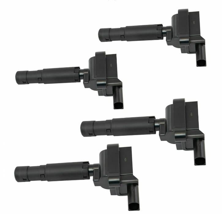 4-Piece Engine Ignition Coil Set - Direct Fit Replacement for 1.8L Mercedes-Benz C250 & SLK250 - Improve Engine Performance & Fuel Efficiency - Perfect for DIY Auto Repair & Maintenance