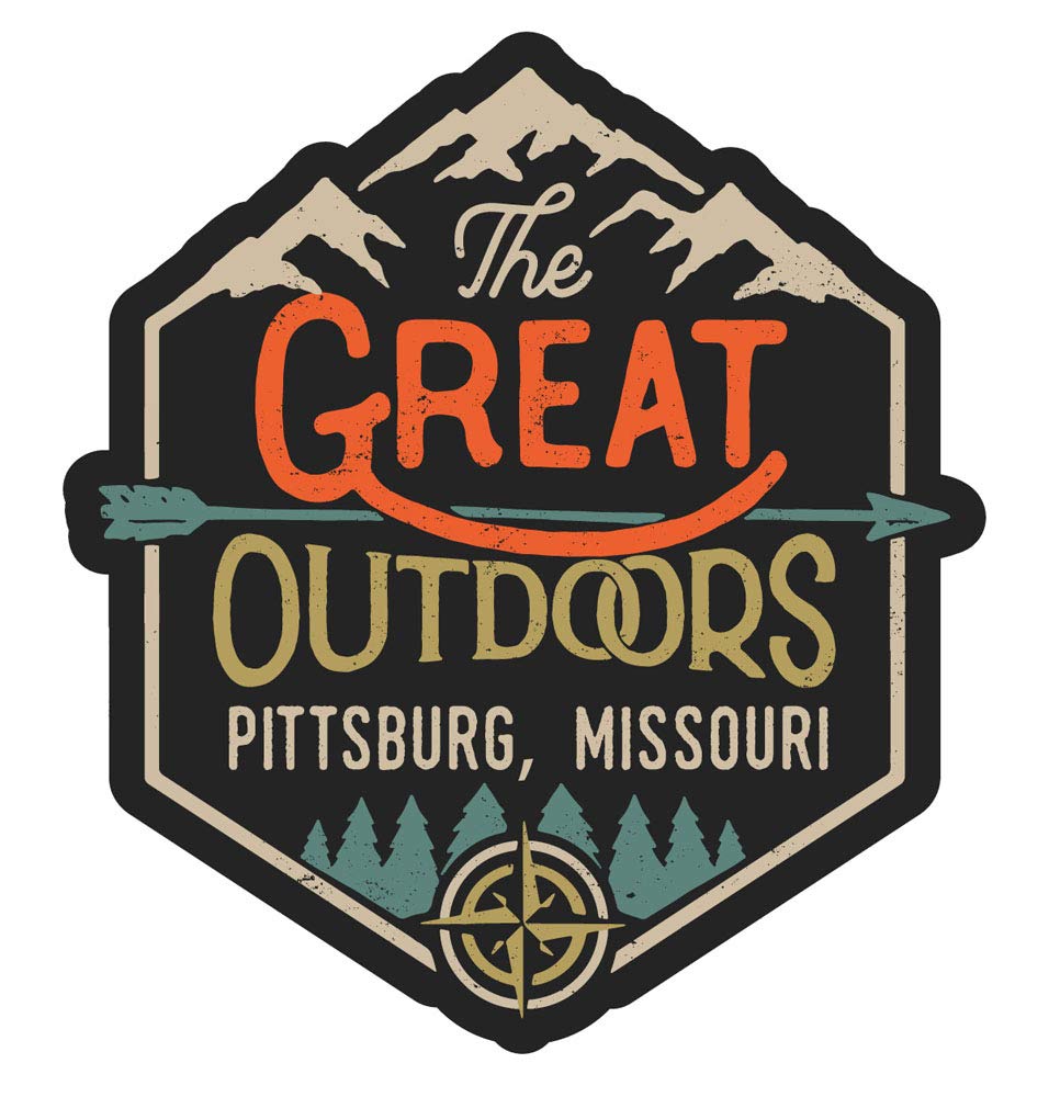 Pittsburg Missouri The Great Outdoors Design 4-Inch Fridge Magnet - Collectible Souvenir for Travel Lovers, Perfect for Refrigerators, Lockers & Office Decor