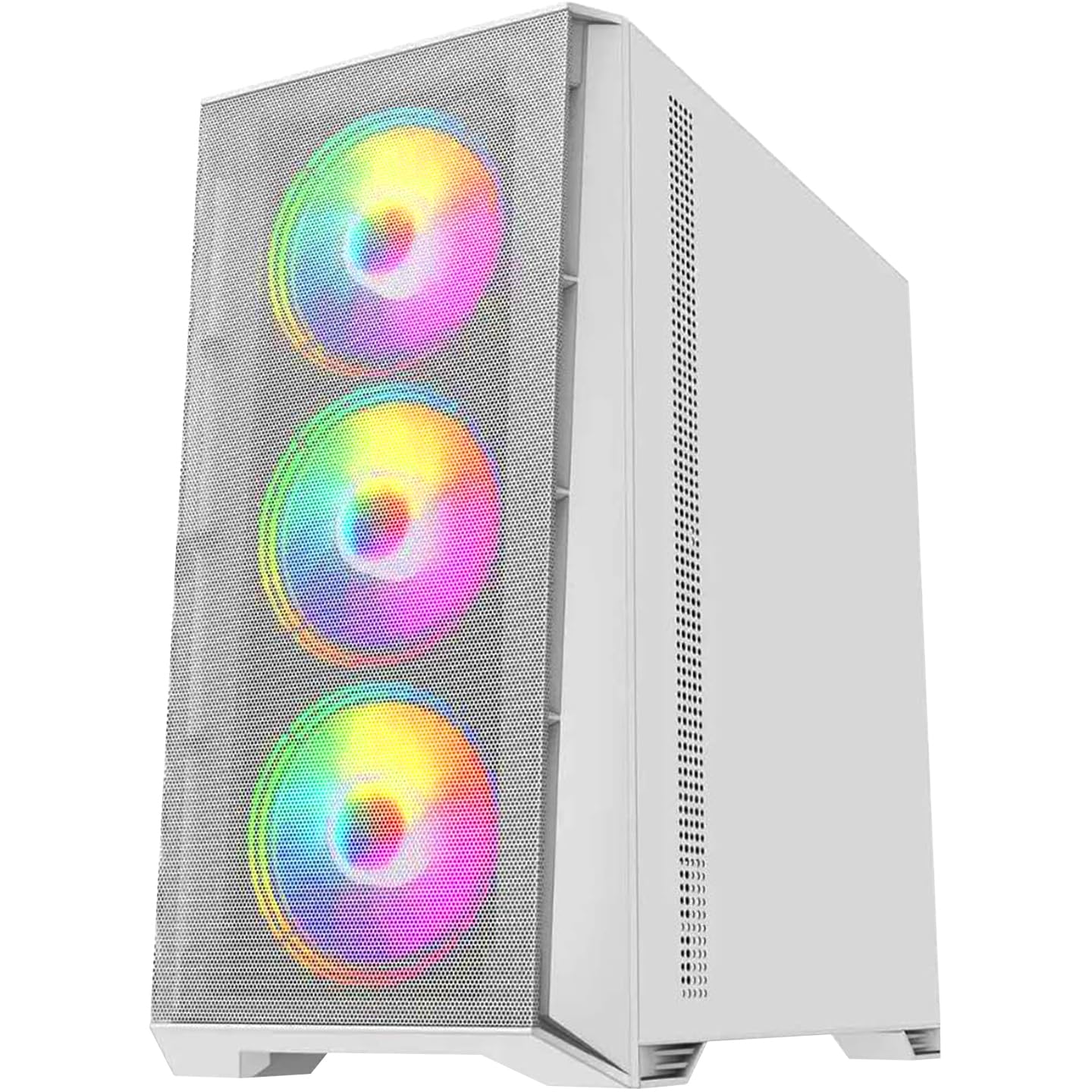 ADMI Gaming PC - AMD Ryzen 5 5500 Processor, NVIDIA RTX 3050 6GB GDDR6 Graphics, 16GB 3200MHz DDR4 RAM, 1TB NVMe SSD, 500W 80+ Bronze PSU, White RGB Mesh Case with WiFi - Preinstalled Windows 11 | Perfect for 1080p Gaming, Streaming & Content Creation