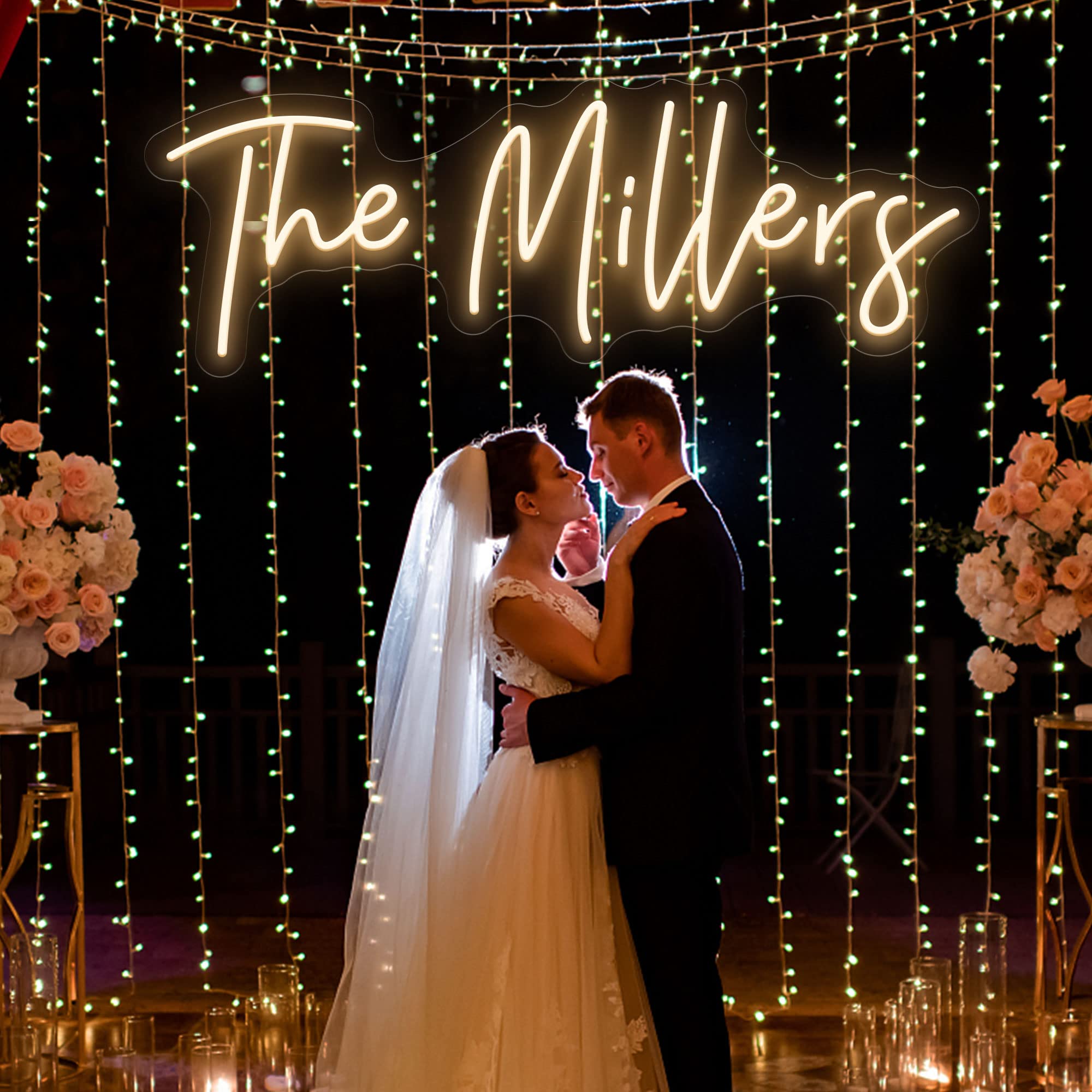 Custom Neon Signs - Personalized LED Wall Decor for Bedroom, Wedding, Birthday Party & Bar | Customizable Name/Logo Neon Lights (18