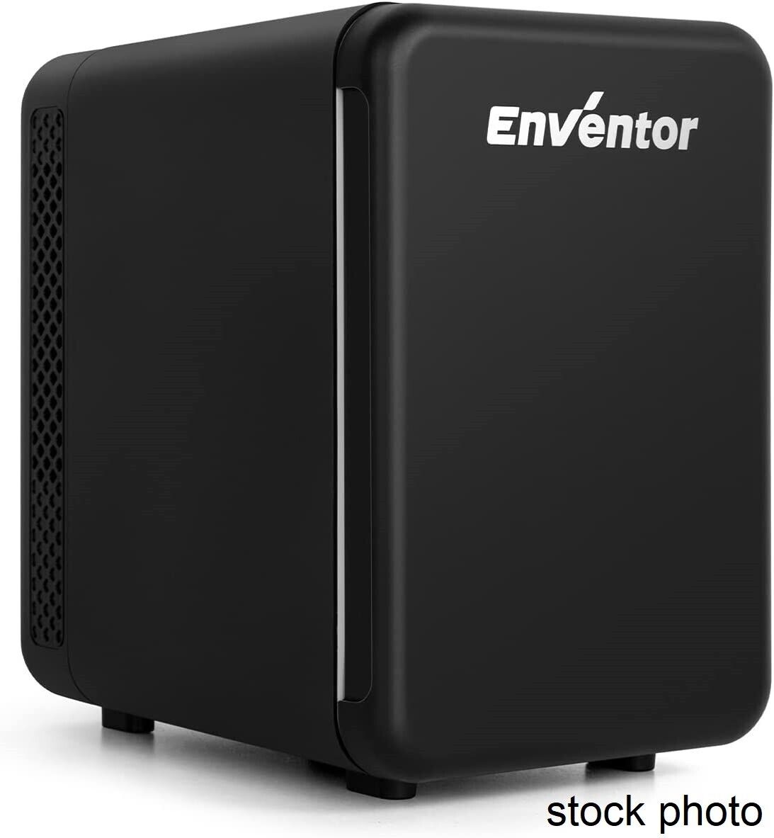 Enventor 4L Portable Mini Fridge - Compact Cooling for Skincare, Cosmetics, Drinks & Snacks | Perfect for Office, Bedroom, Dorm, Travel & Road Trips | USB-Powered Mini Cooler for Home & On-The-Go Use