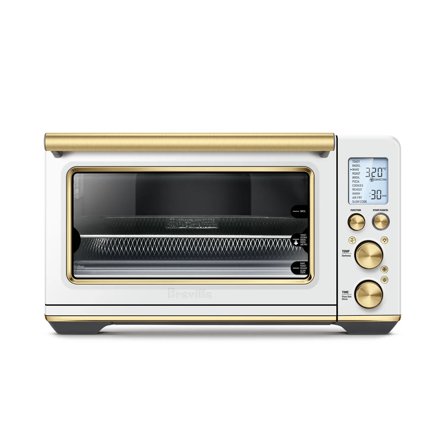 Breville Smart Oven Air Fryer Pro - BOV860SSB Stainless Steel Countertop Convection Oven with Air Fry, Roast, Bake & Broil Functions | Perfect for Small Kitchens, Apartments & Healthy Cooking