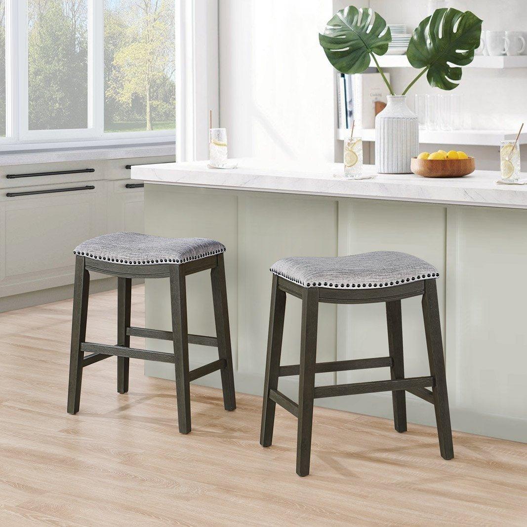DTY Indoor Living Aurora Saddle Stool - 25