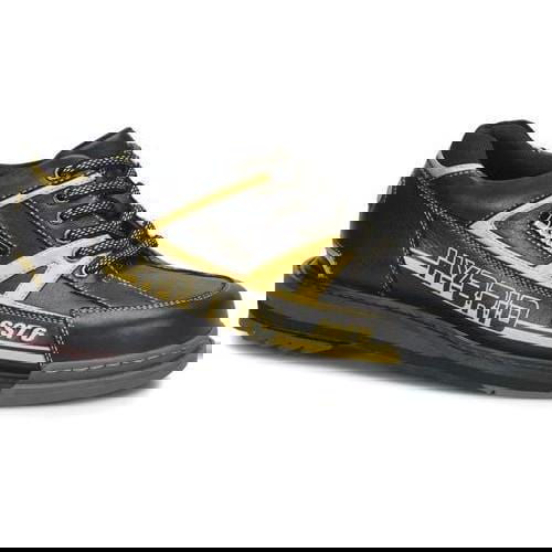 Dexter Men's SST 6 Hybrid Black & Gold Right Hand Bowling Shoes - Premium Performance for League Play & Tournament Bowlers