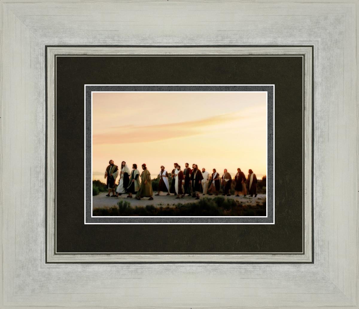 Follow Jesus - Christian Religious Wall Art Decor for Home, Church & Office - Inspirational Bible Verse Scripture Print