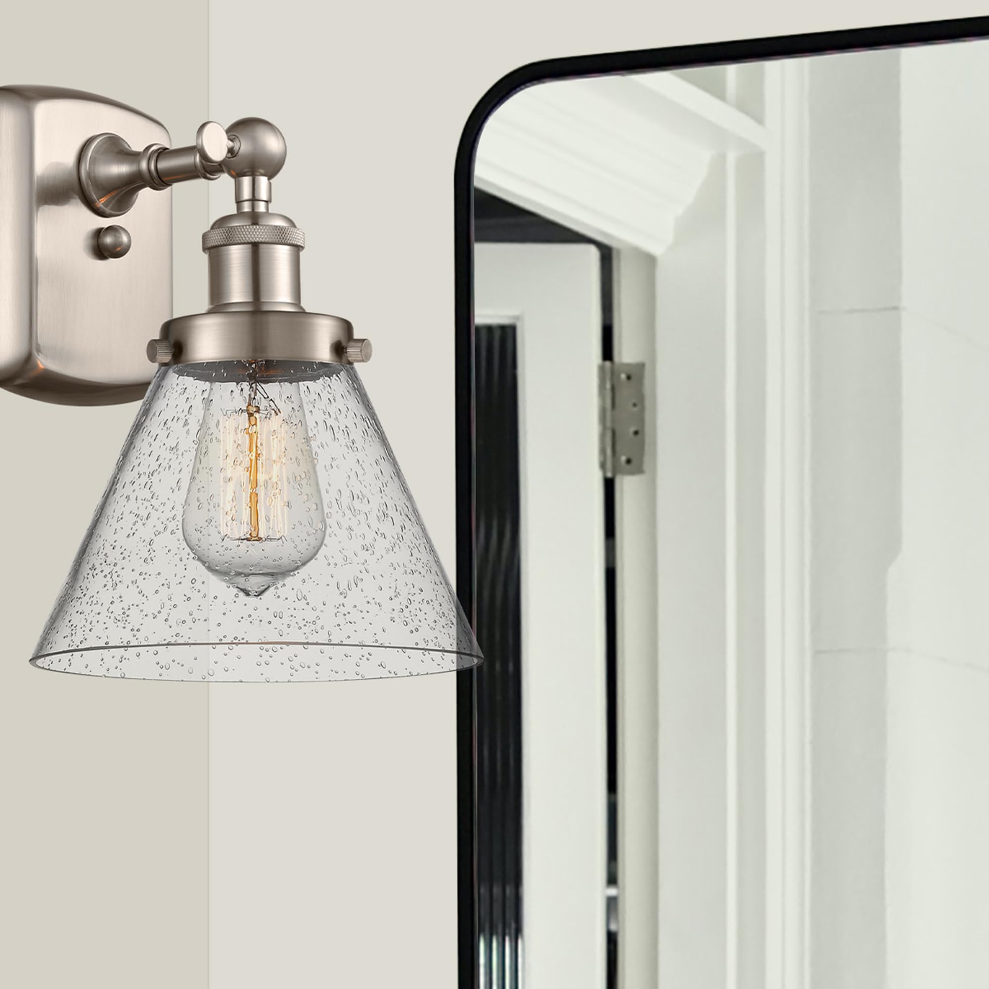 Ballston Collection Bronze/Dark Finish Transitional One Light Wall Sconce - Elegant Lighting for Bedroom, Hallway & Entryway Decor