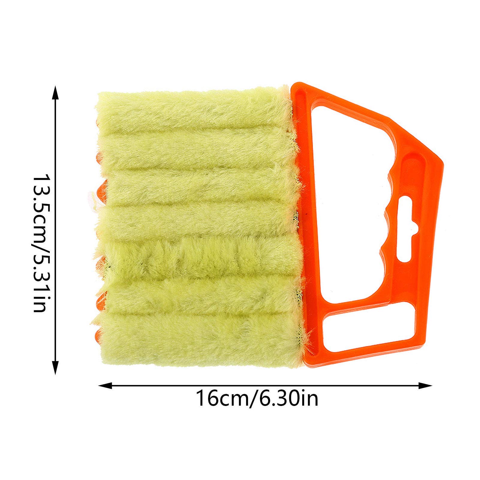 7-Finger Window Blinds Duster 2-Pack - Handheld Blind Brush for AC & Household Cleaning (Blue) - Perfect for Kitchen & Home Maintenance