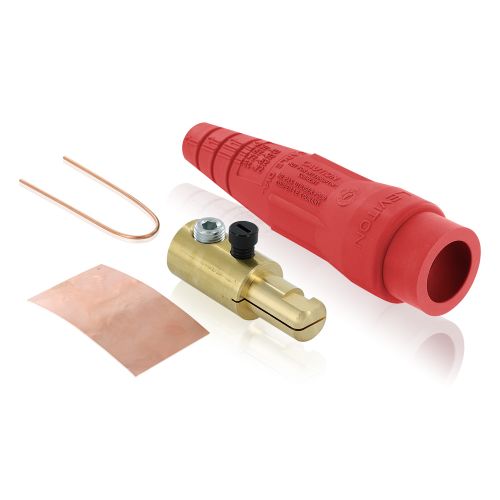 18 Series Cam Type Detachable Plugs - 2/0 & 4/0 AWG Heavy Duty Electrical Connectors (400 Amp Max) for Industrial Equipment, Power Distribution & Renewable Energy Systems