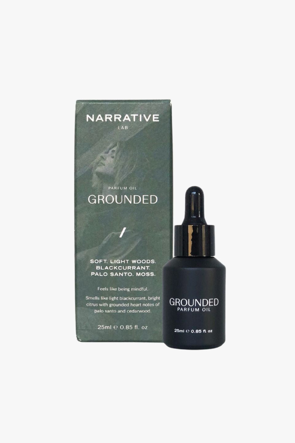 Grounded Essential Oil Dropper - Pure & Natural Perfume Oil for Aromatherapy, DIY Blends & Personal Fragrance