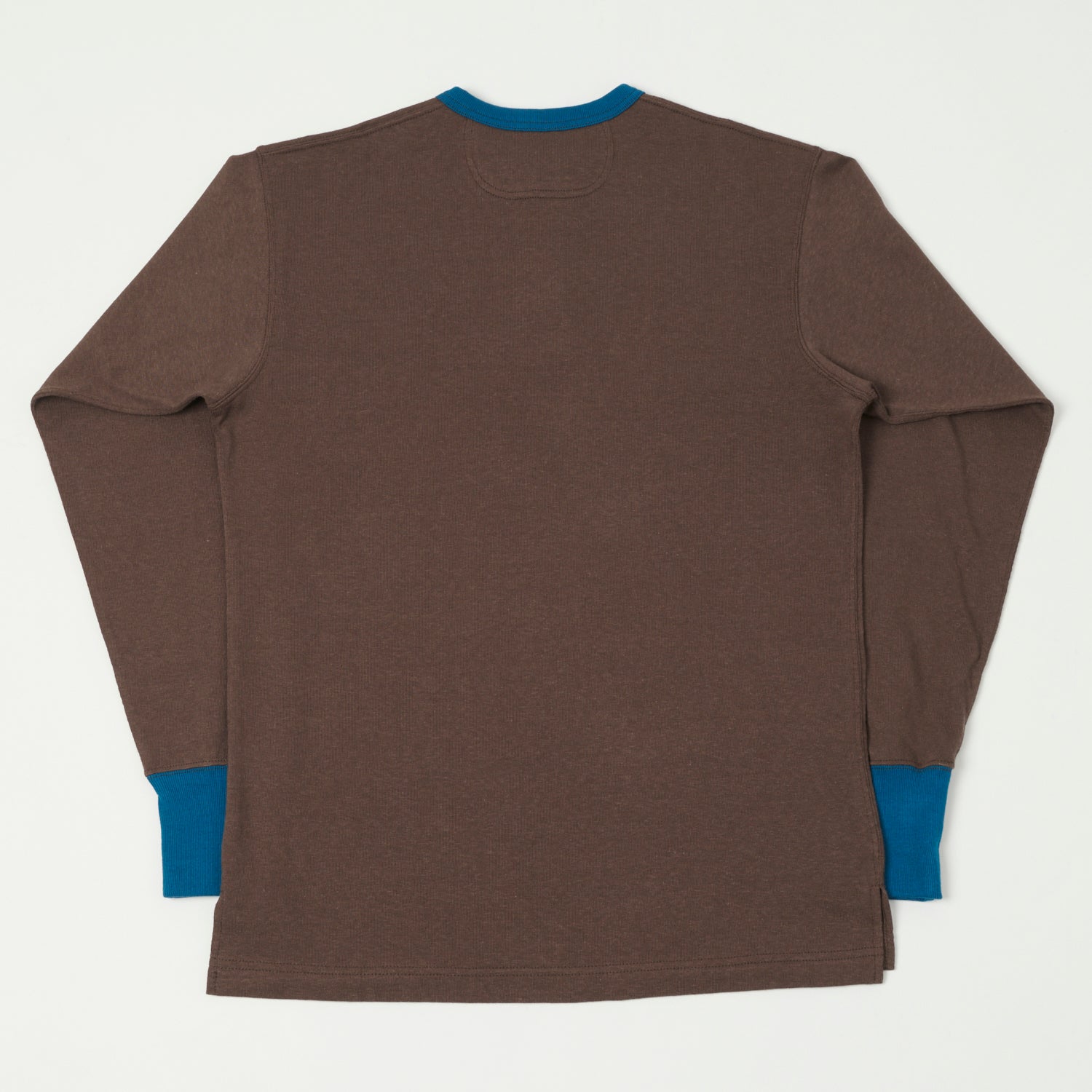 Freewheelers Henley Neck Long Sleeve Shirt for Men - Coal Tar & River Blue Colors | Casual & Outdoor Wear for Hiking, Camping & Everyday Style