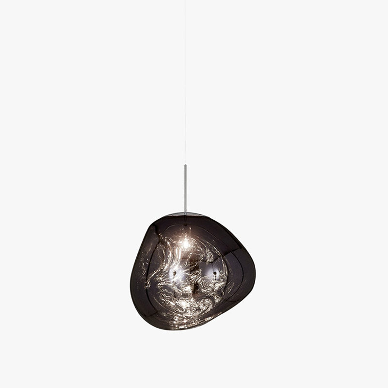 Lava Pendant Light Fixture - Modern Volcanic Glass Ceiling Lamp for Dining Room, Kitchen Island & Bedroom Lighting Decor