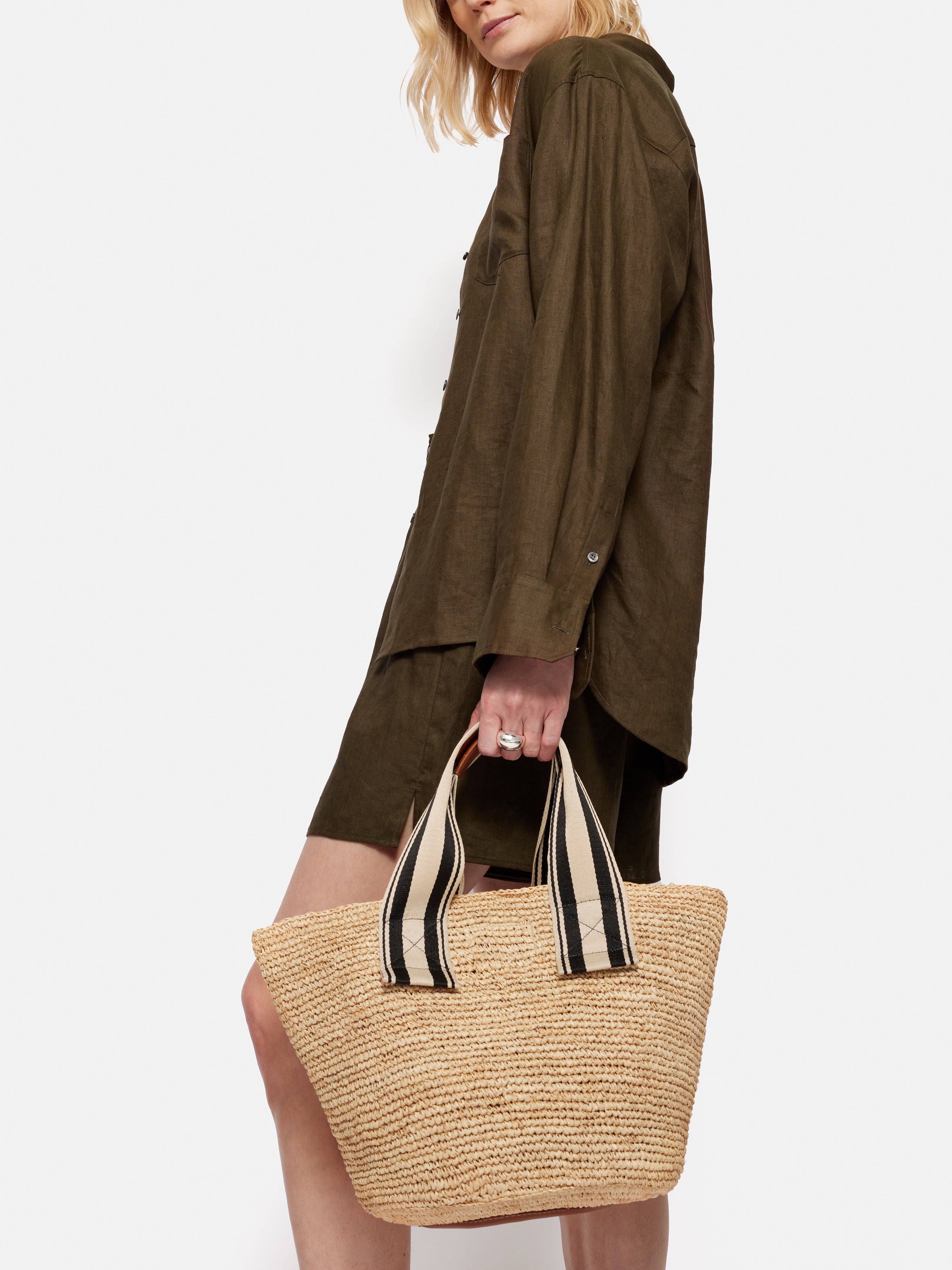 Natural Soft Raffia Tote Bag - Eco-Friendly Woven Beach Bag for Women | Perfect for Summer Vacations, Pool Parties & Shopping