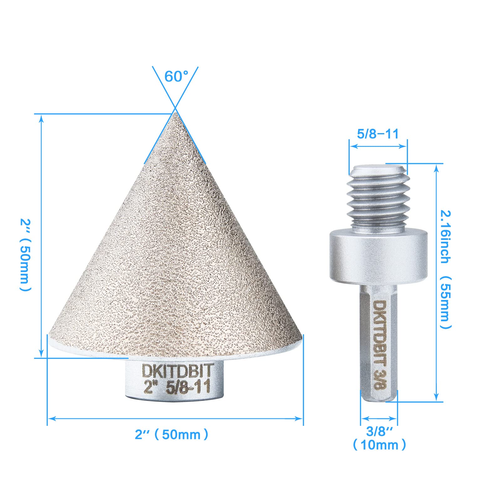 Premium Diamond Beveling Chamfer Bit & Countersink Drill Bit for Porcelain & Ceramic Tiles – 2