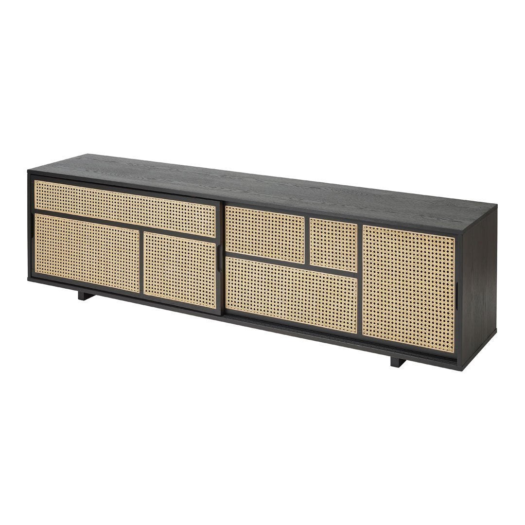 Modern Air Sideboard with Low Profile - Sleek and Space-Saving Storage Solution for Living Room, Bedroom, or Entryway