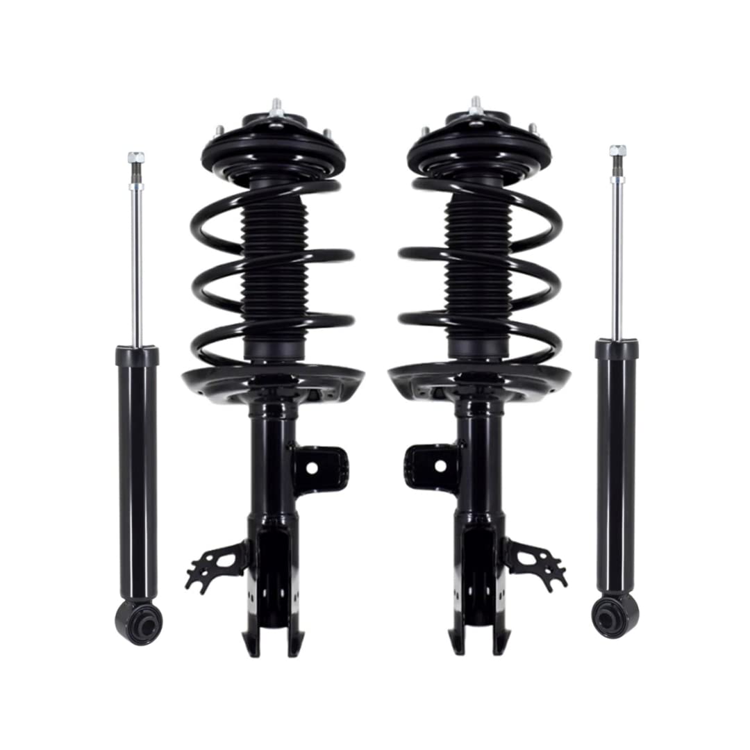 PM Auto Complete Strut Assembly with Coil Spring & Rear Shock Absorber for 2018-2023 Toyota Camry - Front Suspension Replacement for Smooth Ride & Improved Handling