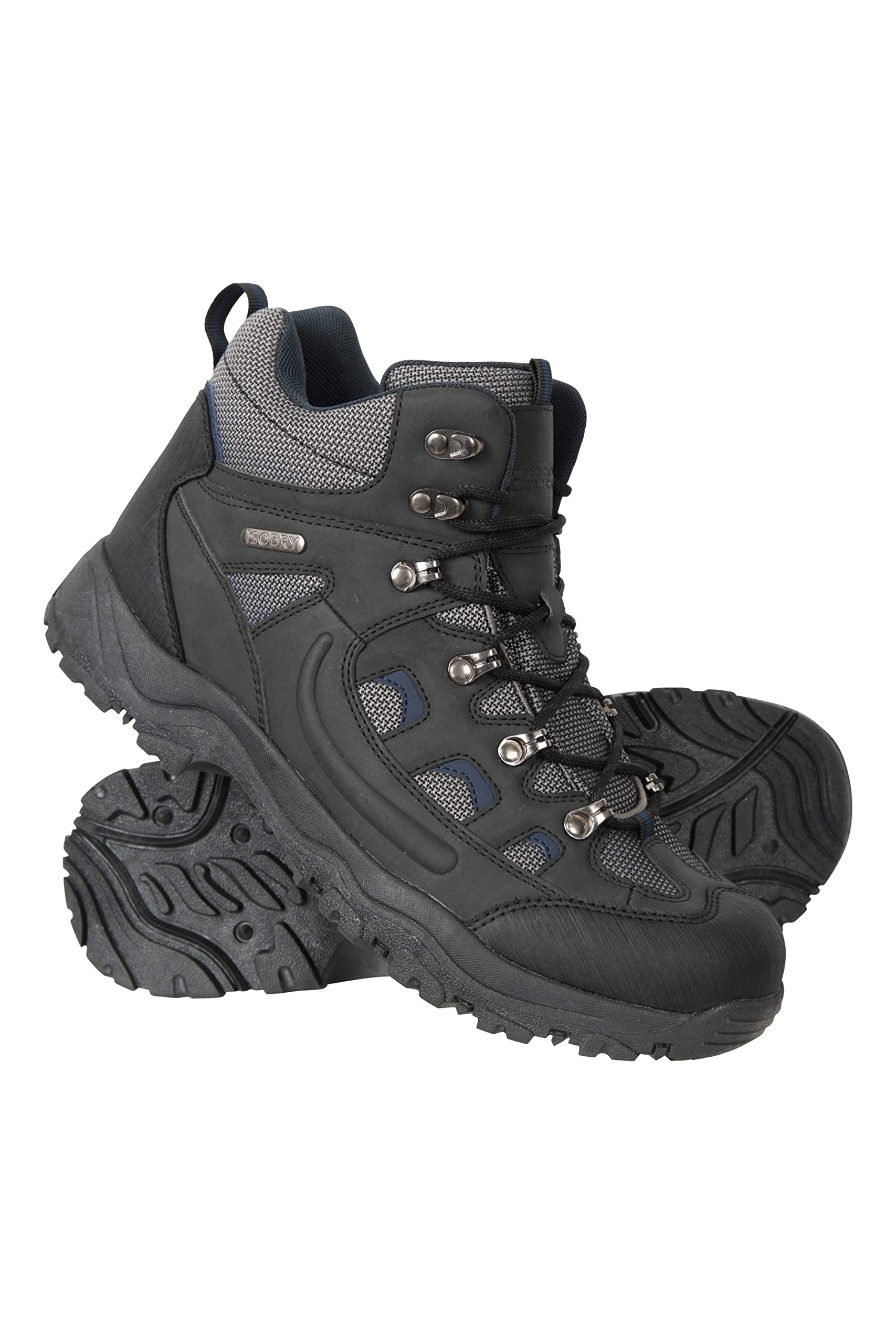 **Mountain Warehouse Adventurer Men's Waterproof Hiking Boots - Lightweight & Durable for Outdoor Trekking, Camping & Backpacking**