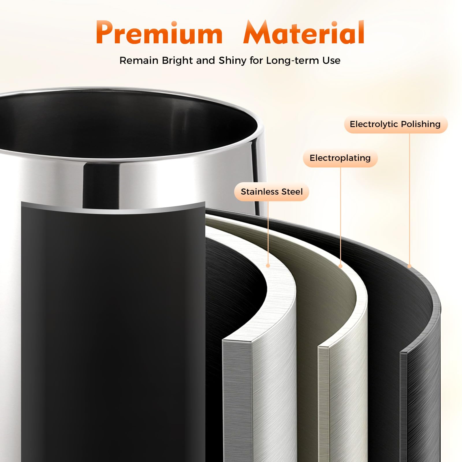 13L Stainless Steel Coffee Urn with Fuel Holder - Continuous Heating Beverage Dispenser for Hot & Cold Drinks - Perfect for Parties, Buffets, Catering (Gold Alcohol) - Ideal for Coffee, Tea, Hot Chocolate and Punch Serving at Events