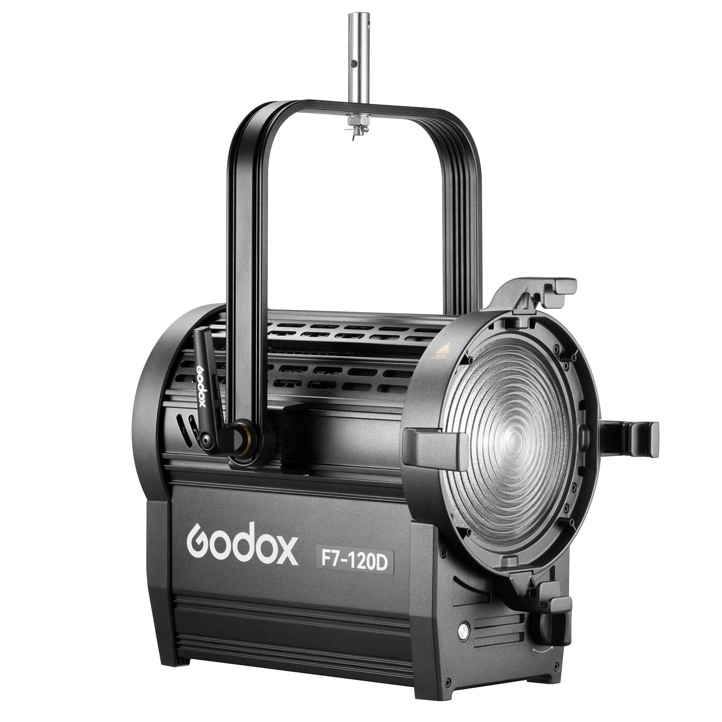 F7 120D Daylight Balanced Broadcast LED Fresnel Light Kit with K1 Mount - Professional Studio Lighting for Film & Video Production - Perfect for Overhead, Interview, and Live Streaming Setups