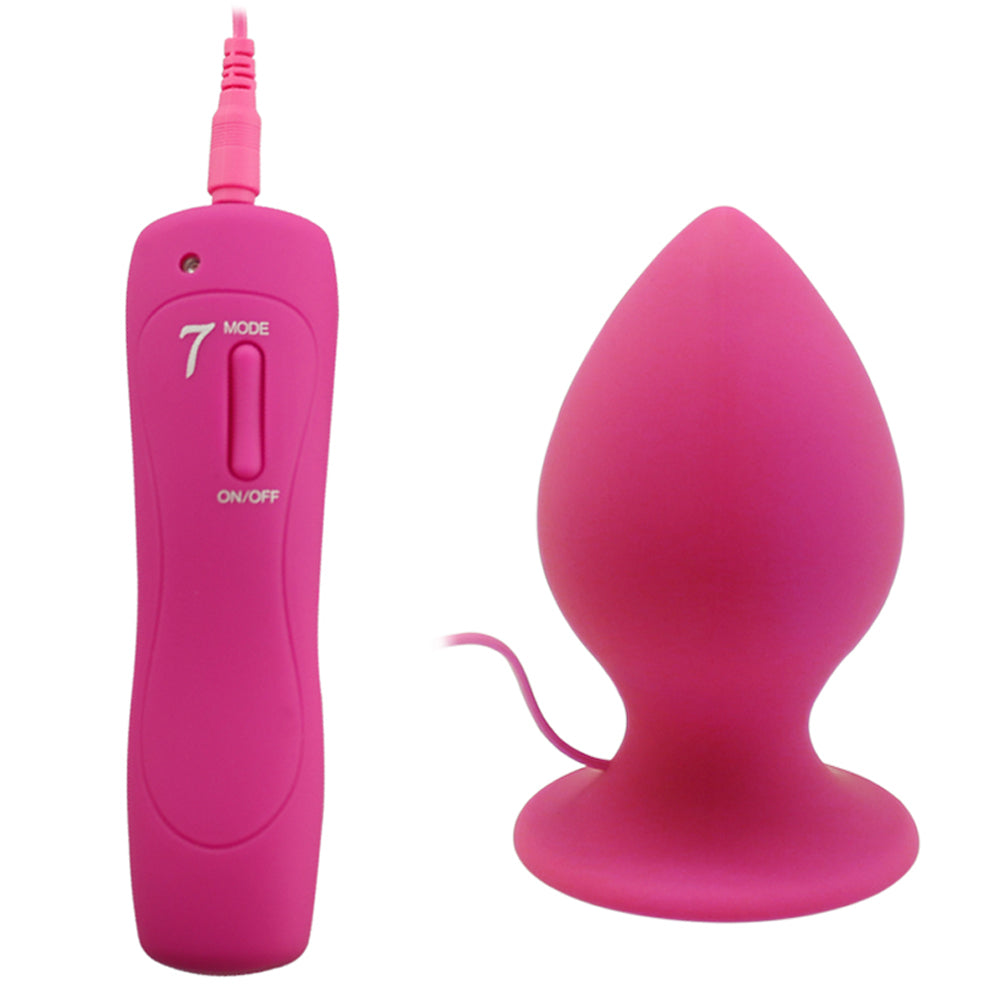 7 Speed Vibrating Anal Plug for Men & Women - XL Size Remote Control Prostate Massager for Enhanced Pleasure - Perfect for Couples Play & Solo Exploration