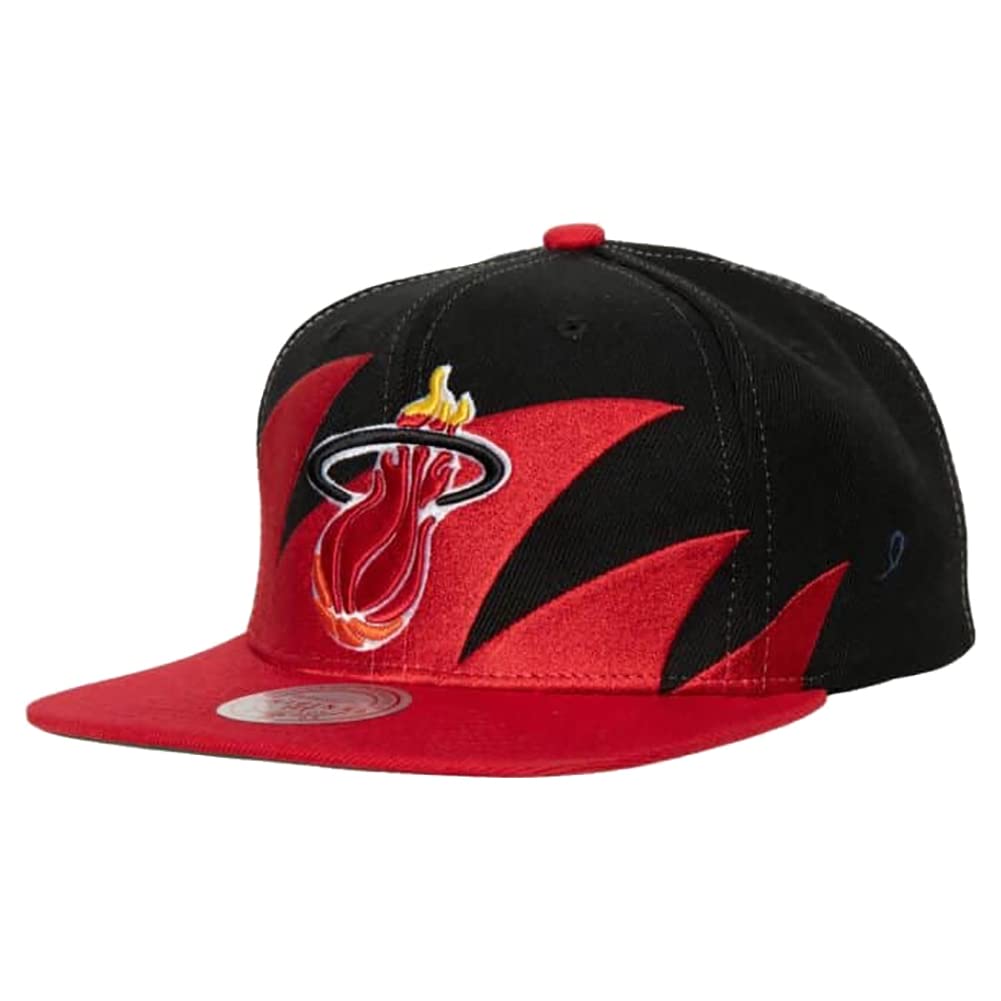 Shark Tooth Snapback Hat - Miami Heat NBA Basketball Cap for Men & Women - Adjustable Strap Back - Perfect for Sports, Casual Wear & Fan Gear