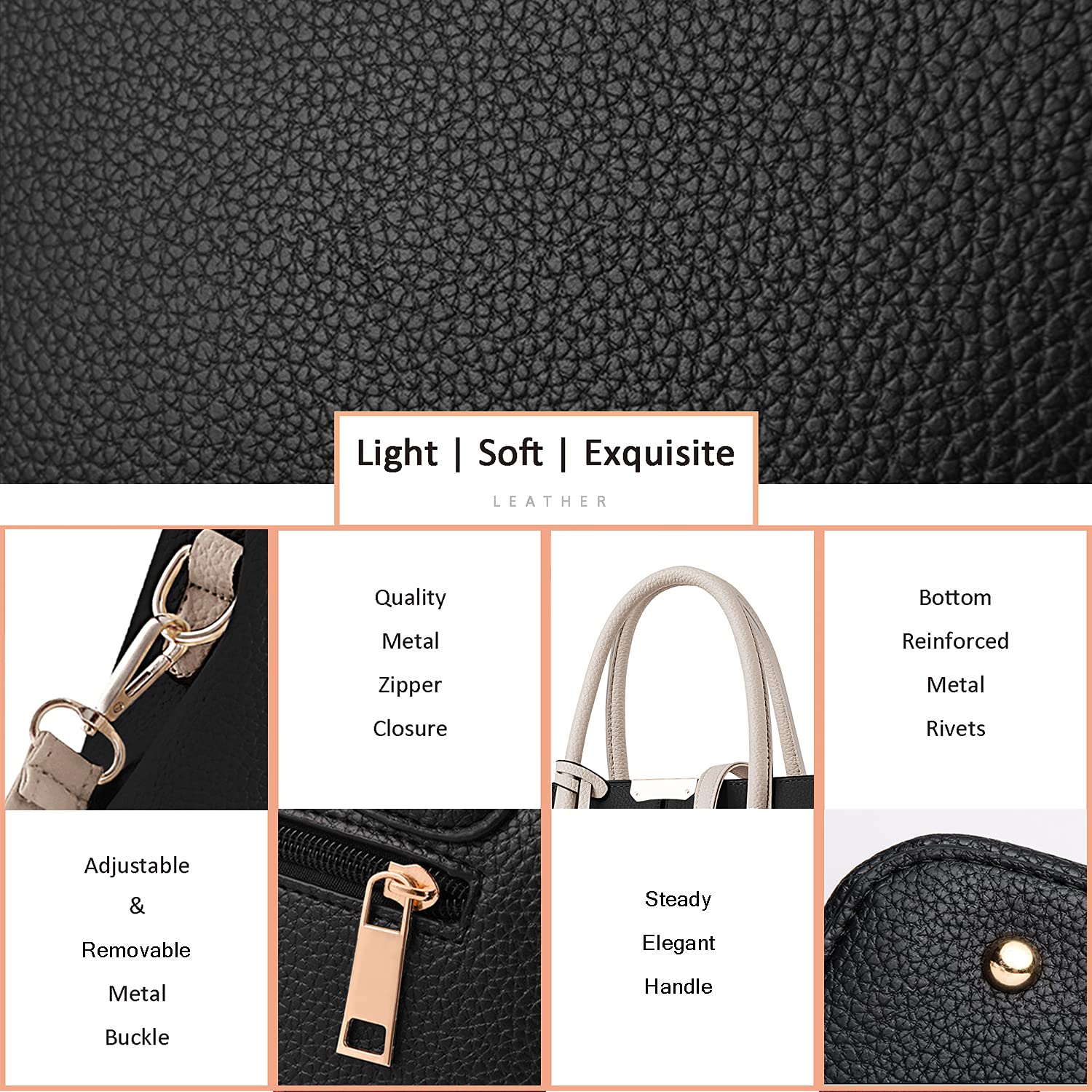 Chicarousal Women's Leather Crossbody Bag - Stylish Tote & Shoulder Purse for Daily Use