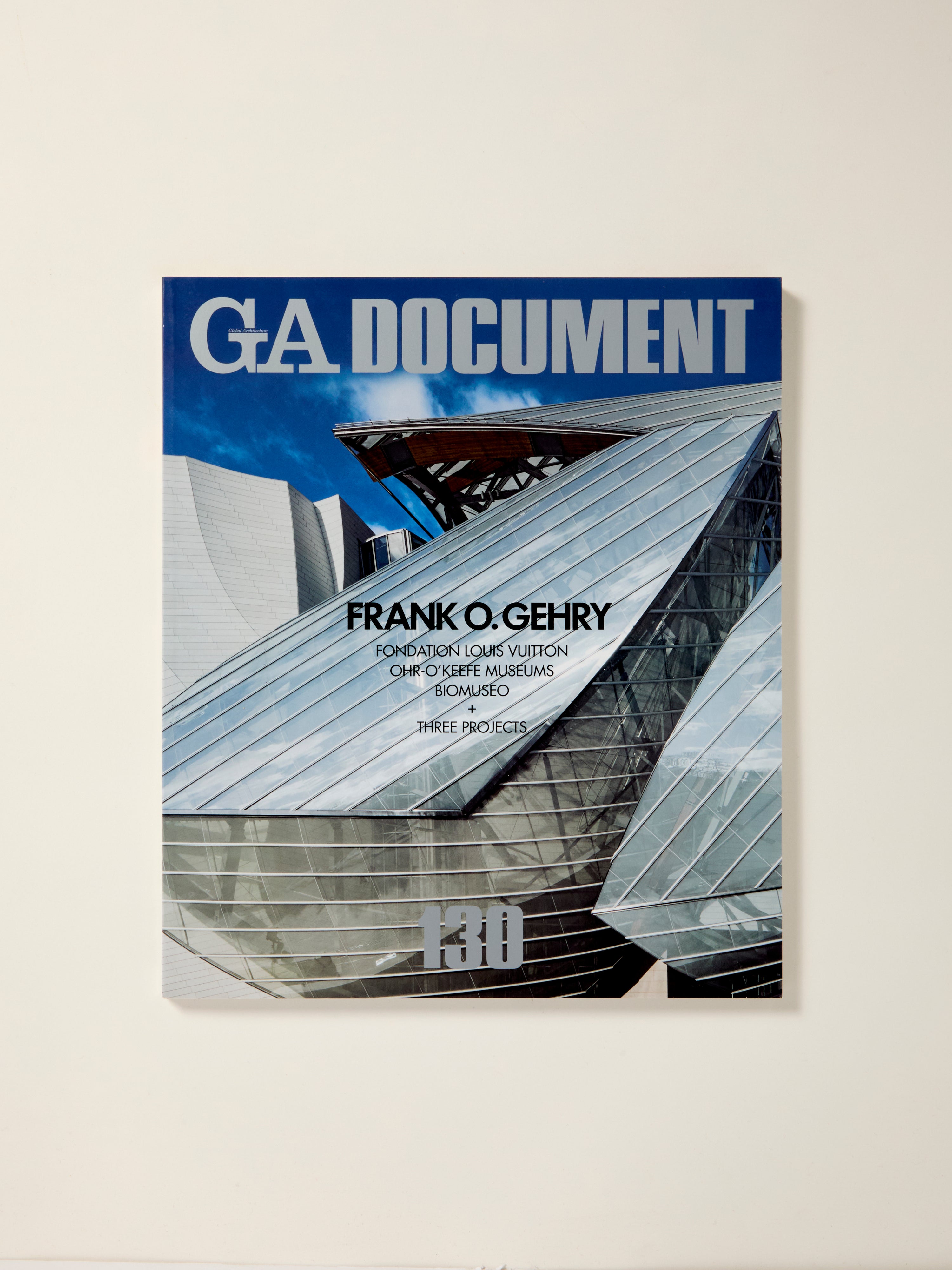Frank O. Gehry Architecture Book - GA Document 130 Special Edition | Modern Architectural Design & Theory | Perfect for Architecture Students & Professionals