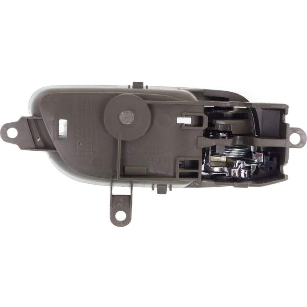 Nissan Altima Interior Door Handle Front & Rear Chrome Lever with Lock Button - Compatible with 2013-2016 Models | Driver Side Replacement Part | Perfect for Car Repair & Maintenance