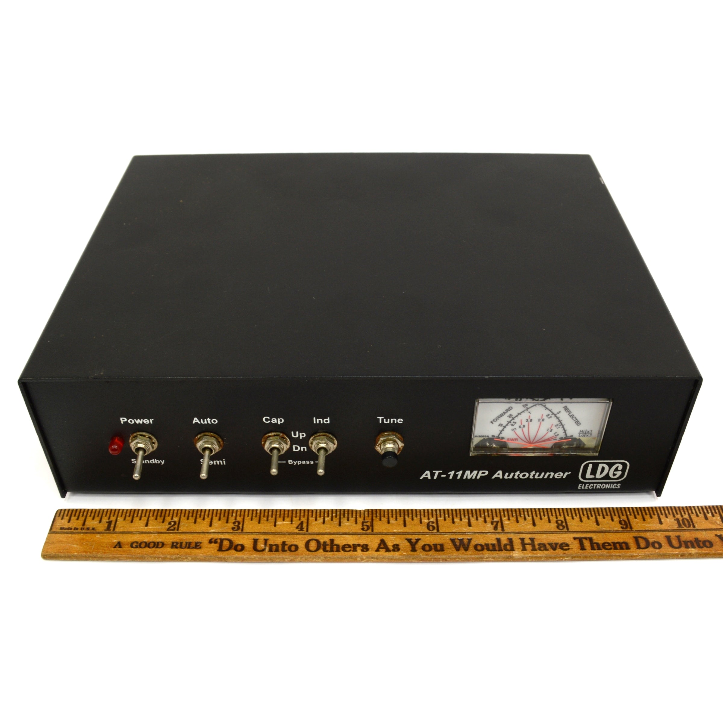 LDG Electronics AT-11MP Automatic Ham Radio Antenna Tuner - Used in Good Condition | Perfect for Amateur Radio Operators & Field Operations
