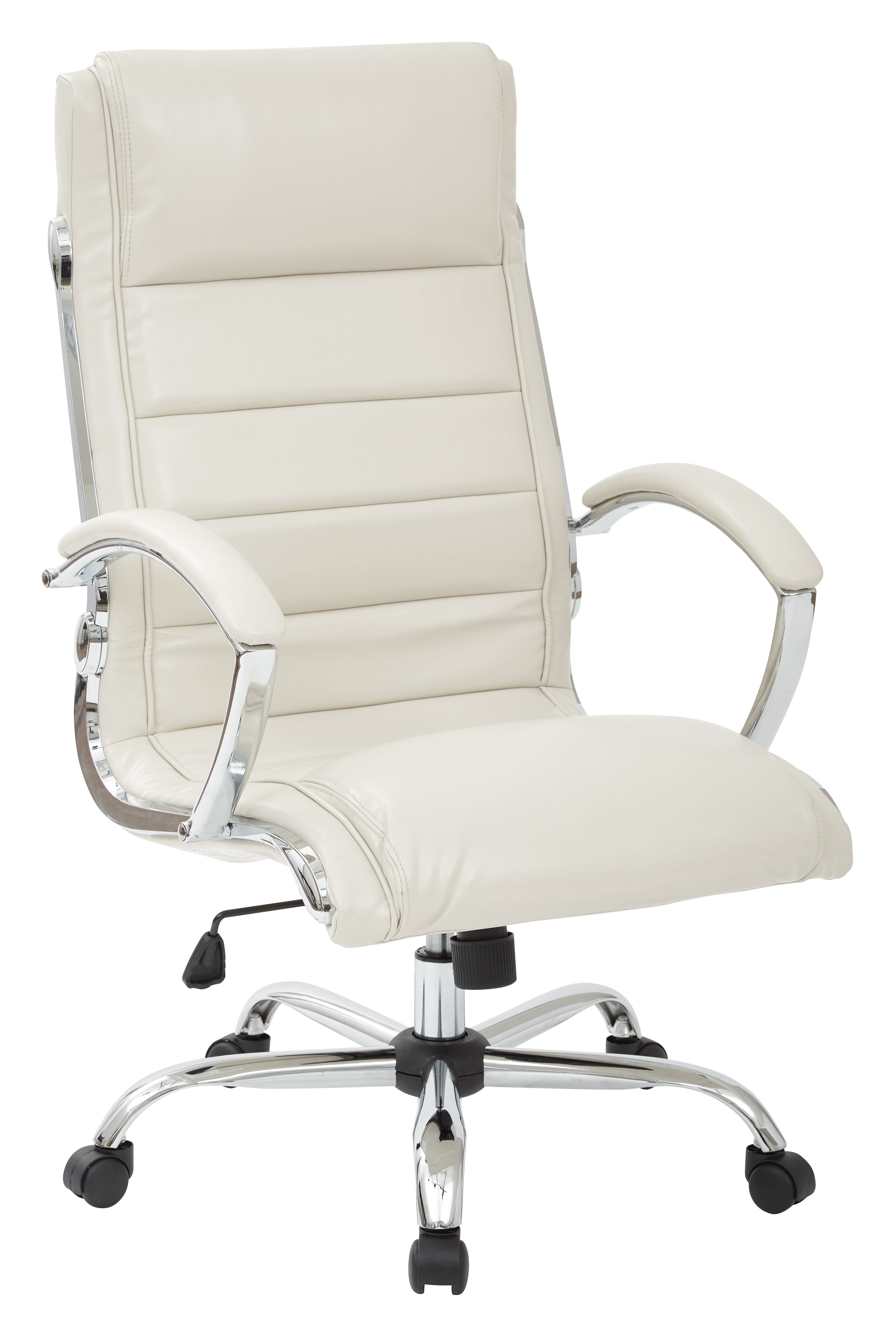 Office Star Work Smart™ Executive Chair [FL1327C] - Ergonomic High Back Office Chair with Adjustable Lumbar Support for Home & Business Workspaces
