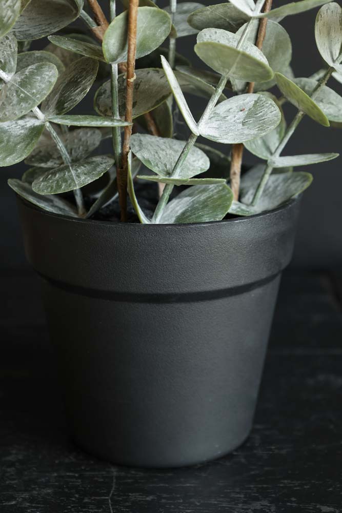 Artificial Eucalyptus Plant in Pot - Realistic Fake Greenery for Home Decor, Office, Wedding & Event Centerpieces