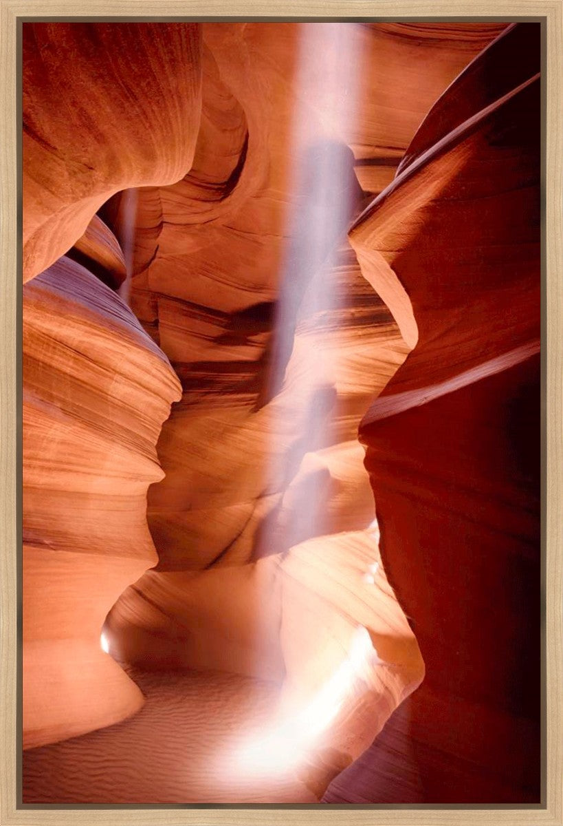 Antelope Canyon Light Gallery Wrap Canvas Print - Stunning Nature Wall Art for Living Room, Bedroom & Office Decor