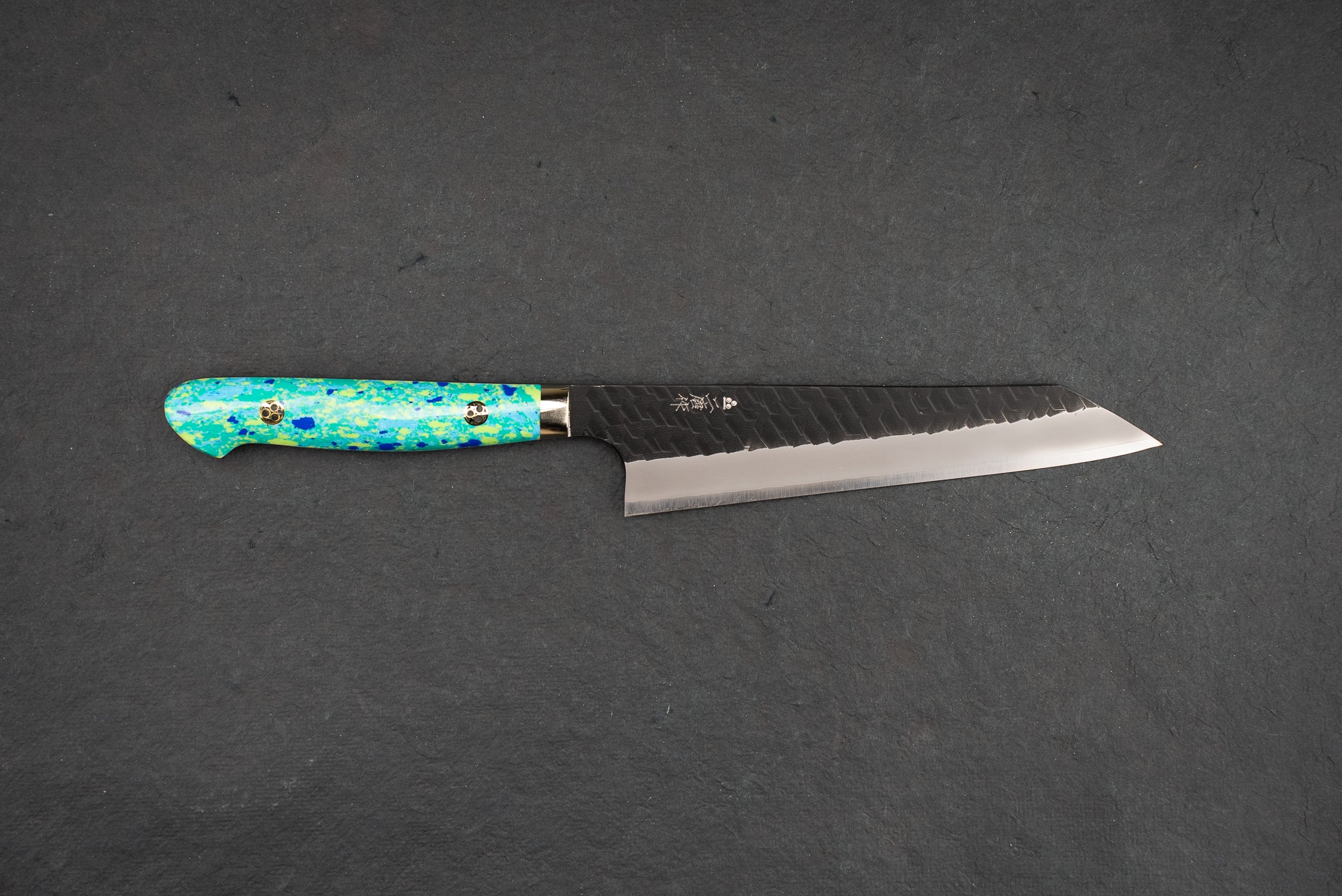 Premium Nigara SG2 Kurouchi Tsuchime Western Honesuki Knife 170mm - High-Performance Japanese Boning & Poultry Knife for Chefs, Butchers & Home Cooks - Perfect for Deboning Chicken, Fish & Meat Preparation