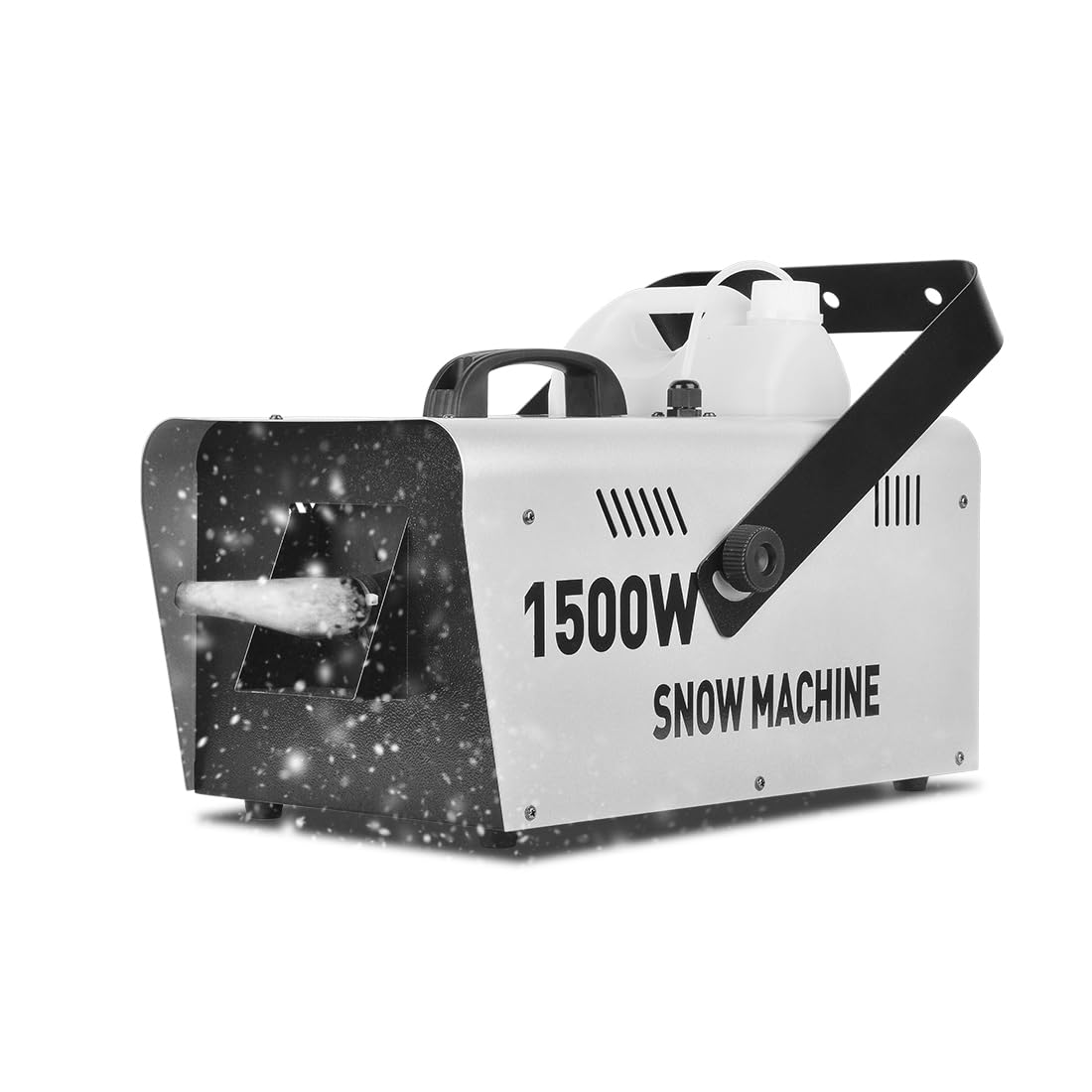 1500W Snow Machine - Powerful Snow Maker with Remote Control for Christmas, Weddings, Kids Parties & Stage Effects | Create Winter Magic for Holiday Decorations & Events