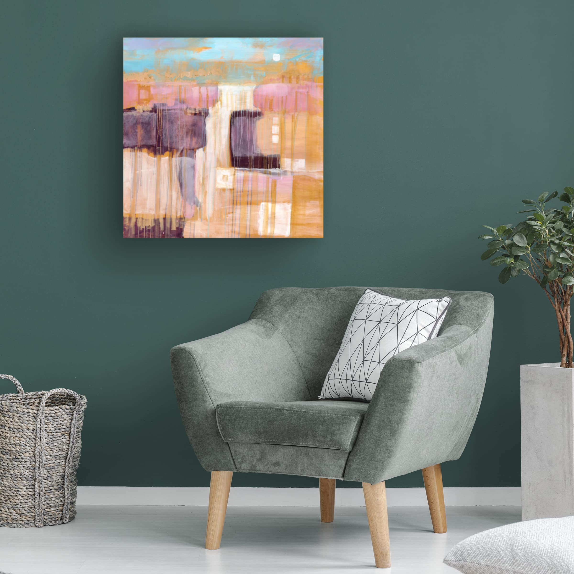 Trademark Fine Art 'Terre Cotta Dunes I' Canvas Wall Art Print by Sue Riger - Desert Landscape Painting for Living Room, Bedroom & Office Decor