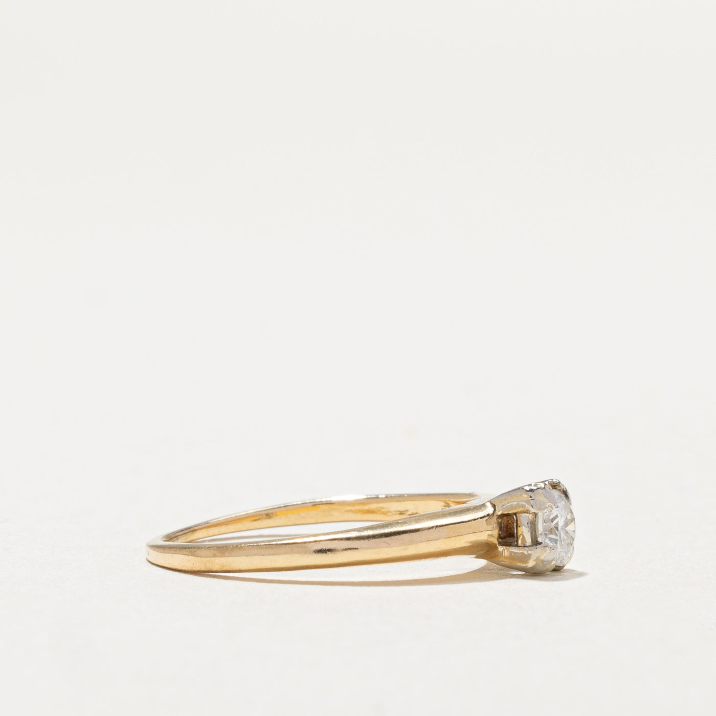 0.20ct Solitaire Diamond Engagement Ring for Women - Size 5.5 - Ideal for Proposals, Anniversaries & Special Occasions