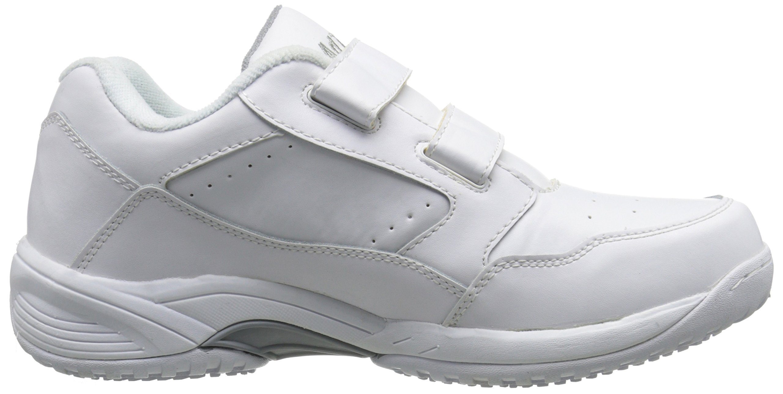 Ad Tec Men's Non-Slip Athletic Shoes with Velcro Closure - Lightweight Work Shoes for Nurses, Chefs & Restaurant Staff - Comfortable Slip-On Sneakers for Healthcare, Food Service & Industrial Workers