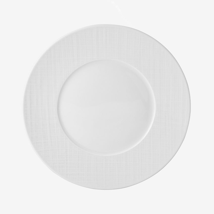 Bernardaud Organza Coupe Plate - Elegant French Porcelain Dessert Plate for Fine Dining & Special Occasions