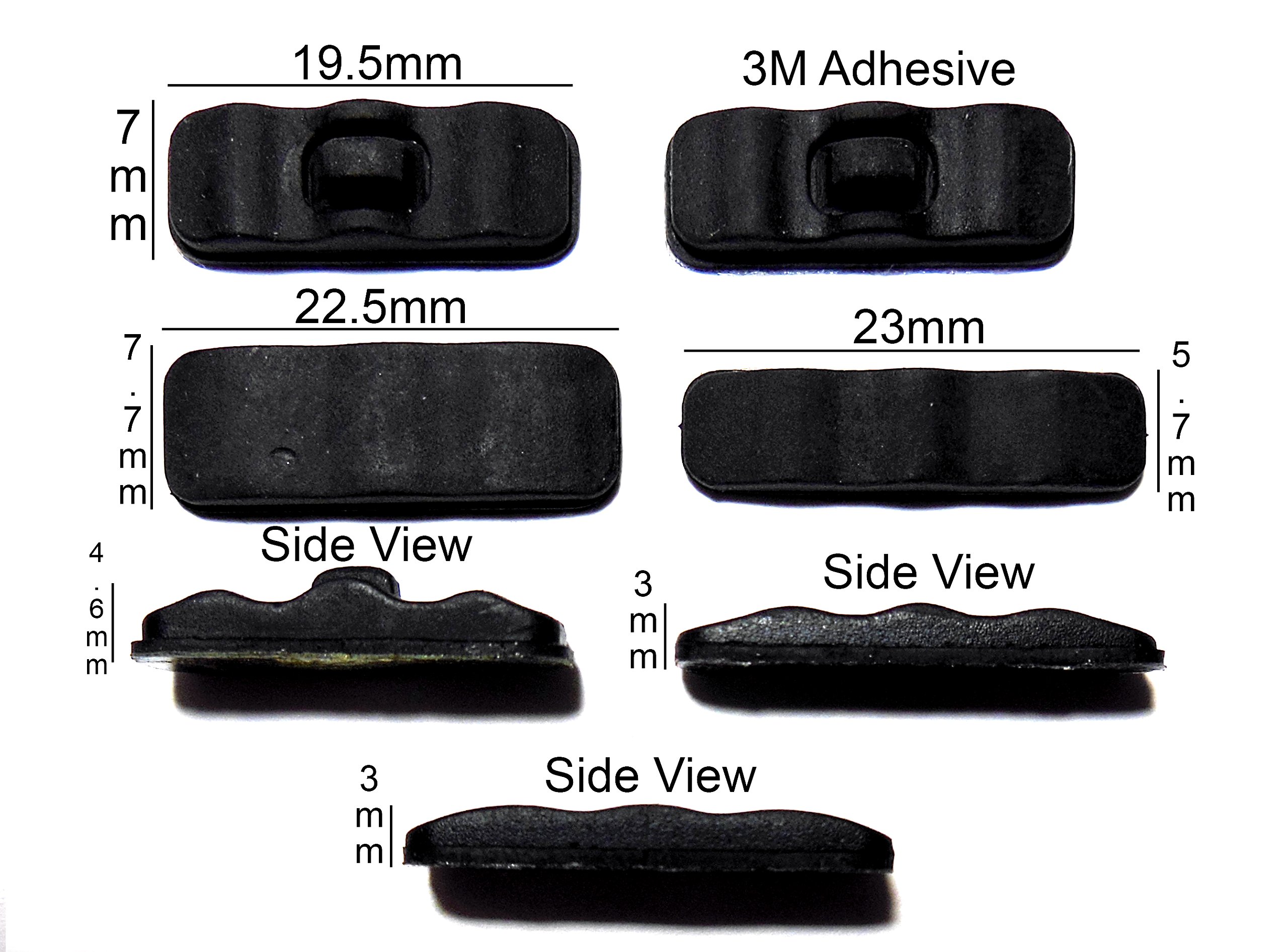 VATH Rubber Feet Set for Lenovo ThinkPad X200T Tablet - Non-Slip Replacement Pads [4-Pack] - Perfect for Office, Home & Travel Use to Prevent Scratches and Improve Stability