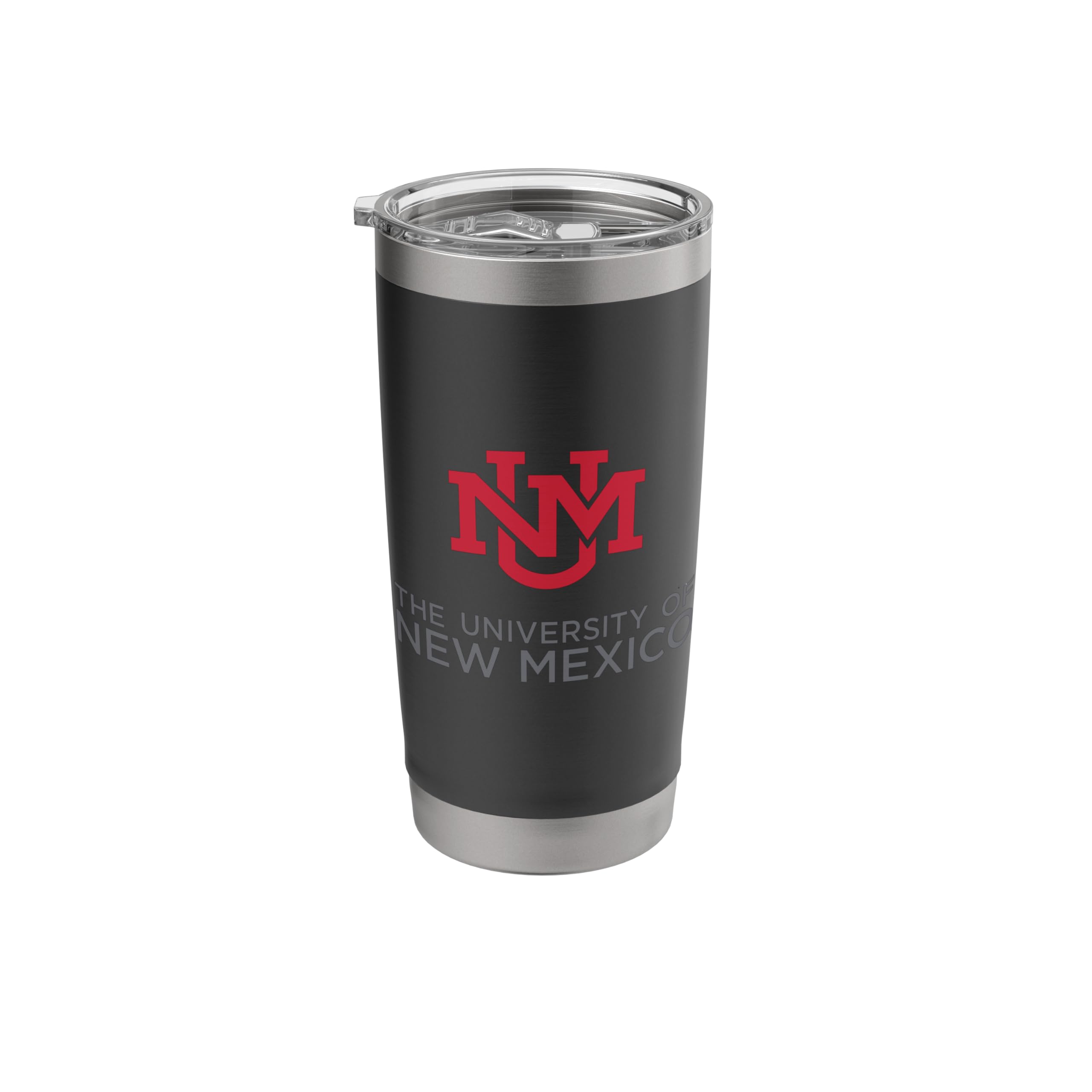 University of New Mexico Lobos Stainless Steel Insulated Tumbler 20oz - Double Wall Vacuum Insulated Travel Mug for Hot & Cold Drinks - Perfect for Game Days, Campus Life, and Outdoor Adventures