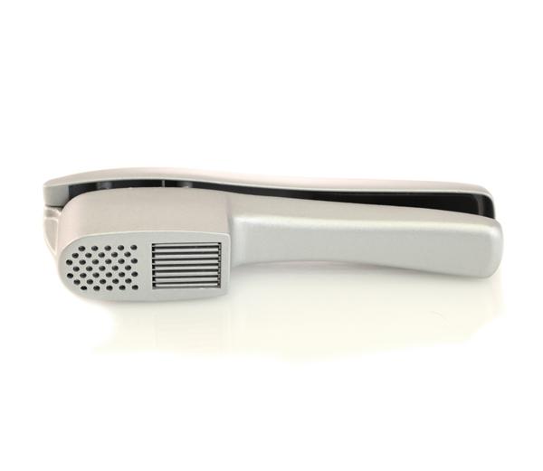 BarConic® Premium Stainless Steel Garlic Press & Slicer - Easy Garlic Mincer & Chopper for Cooking, Salad, Pasta & Meal Prep - Dishwasher Safe Kitchen Gadget