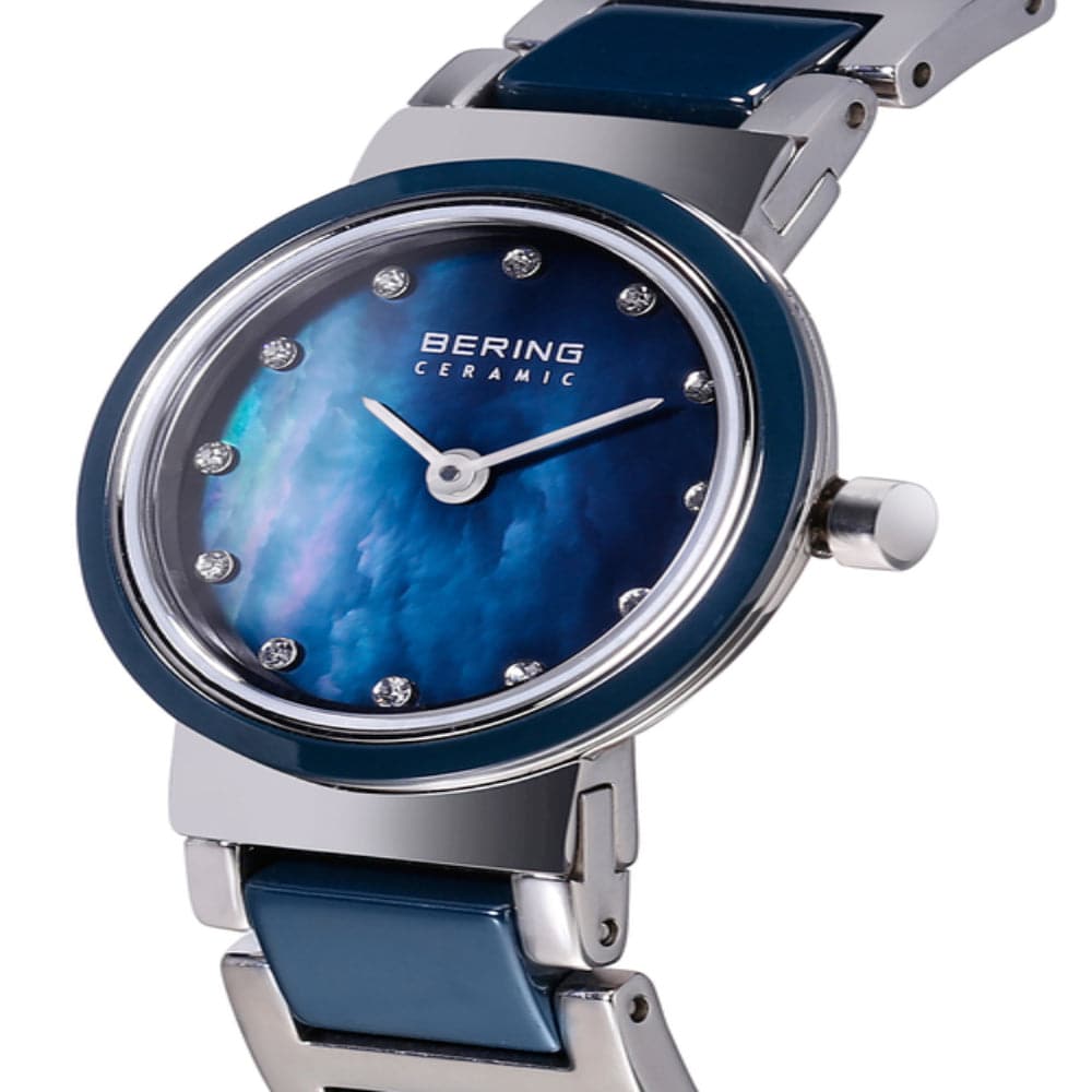 BERING 10725-787 Ceramic Women's Watch - Luxury Minimalist Timepiece for Everyday Wear & Special Occasions