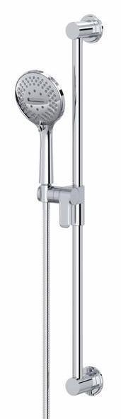 3-Function Adjustable Handheld Shower Head with 29-Inch Slide Bar - Chrome Finish (Model 5163C) by RIOBEL - Perfect for Bathroom Renovation & Spa-Like Shower Experience